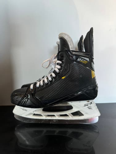 NHL Used Senior Bauer Pro Stock 9 Supreme UltraSonic Hockey Skates Made In Canada