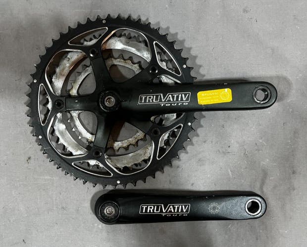 Truvativ Touro 175mm 52/42/30 Power Spline Black Aluminum/Steel Triple Crankset