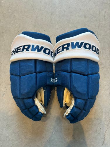 NHL Colorado Avalanche Lehkonen Like New Gently Used Sherwood Rekker Element One Gloves