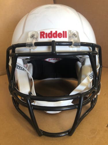 USED RIDDELL SPEED ADULT HELMET - MEDIUM - METALLIC WHITE