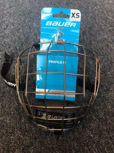 New XS Bauer Full Cage Profile III Facemask