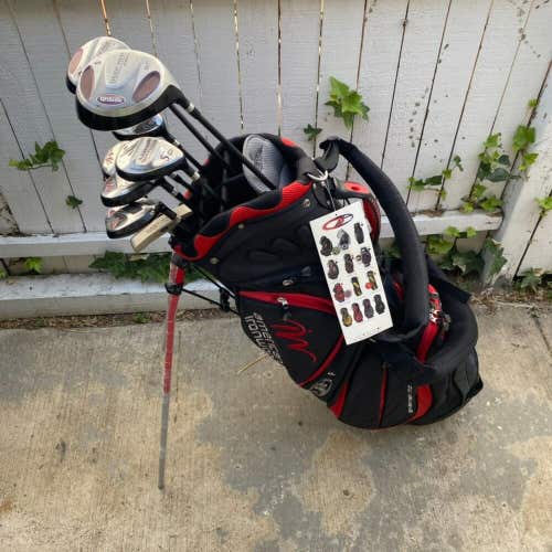 Mens Right Handed IronWood Golf Club Hybrid Set With Brand New Stand Bag