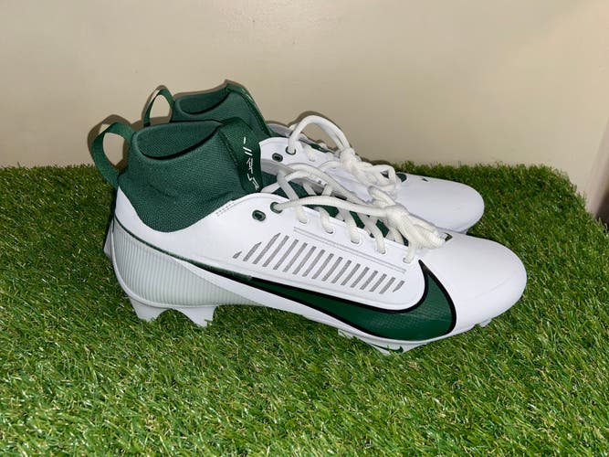 Nike Vapor Edge Pro 360 2 Mid Men Football Cleats Green Size 8.5 FJ1581-130 NEW