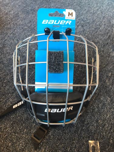 New Medium Bauer Full Cage Profile II Facemask