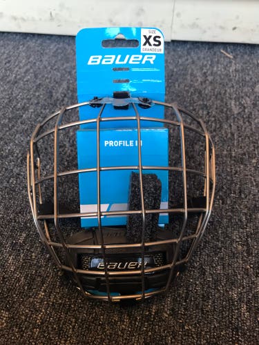 New XS Bauer Full Cage Profile III Facemask