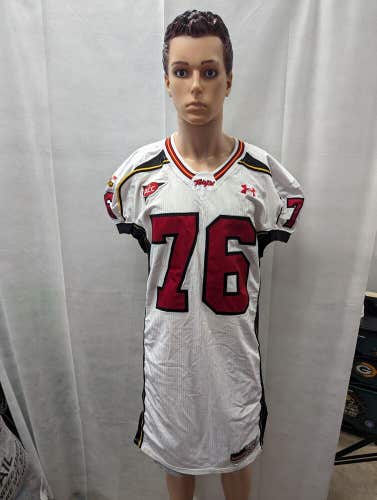 Signed 2009 Game Used Maryland Terrapins R.J. Dill Jersey Under Armour 50