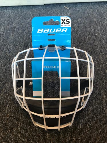 New XS Bauer Full Cage Profile II Facemask