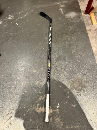 Used Senior Warrior Left Hand W28 Pro Stock Alpha DX Pro Team Hockey Stick