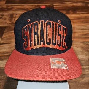 Vintage Rare Syracuse Orangemen NCAA College Sports Wool Blend Hat Cap Snapback