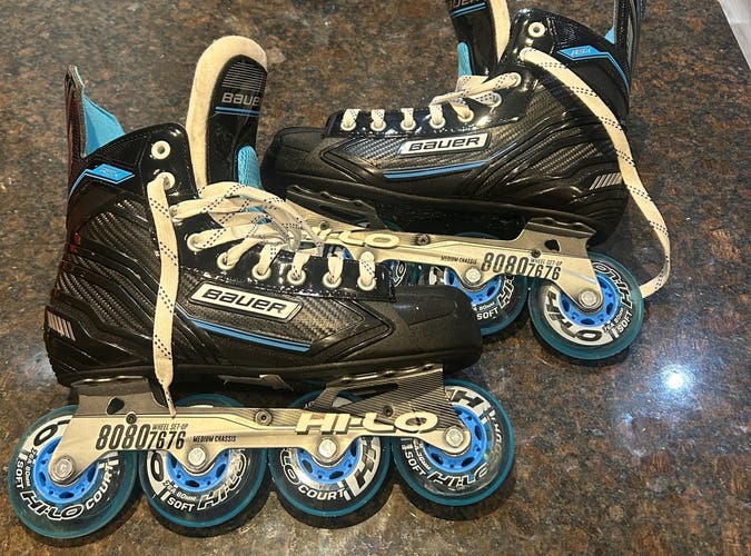 New  Bauer Regular Width Size 8 RSX Inline Skates