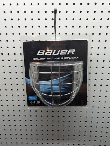 New Senior Bauer Straight Bar Goalie Mask