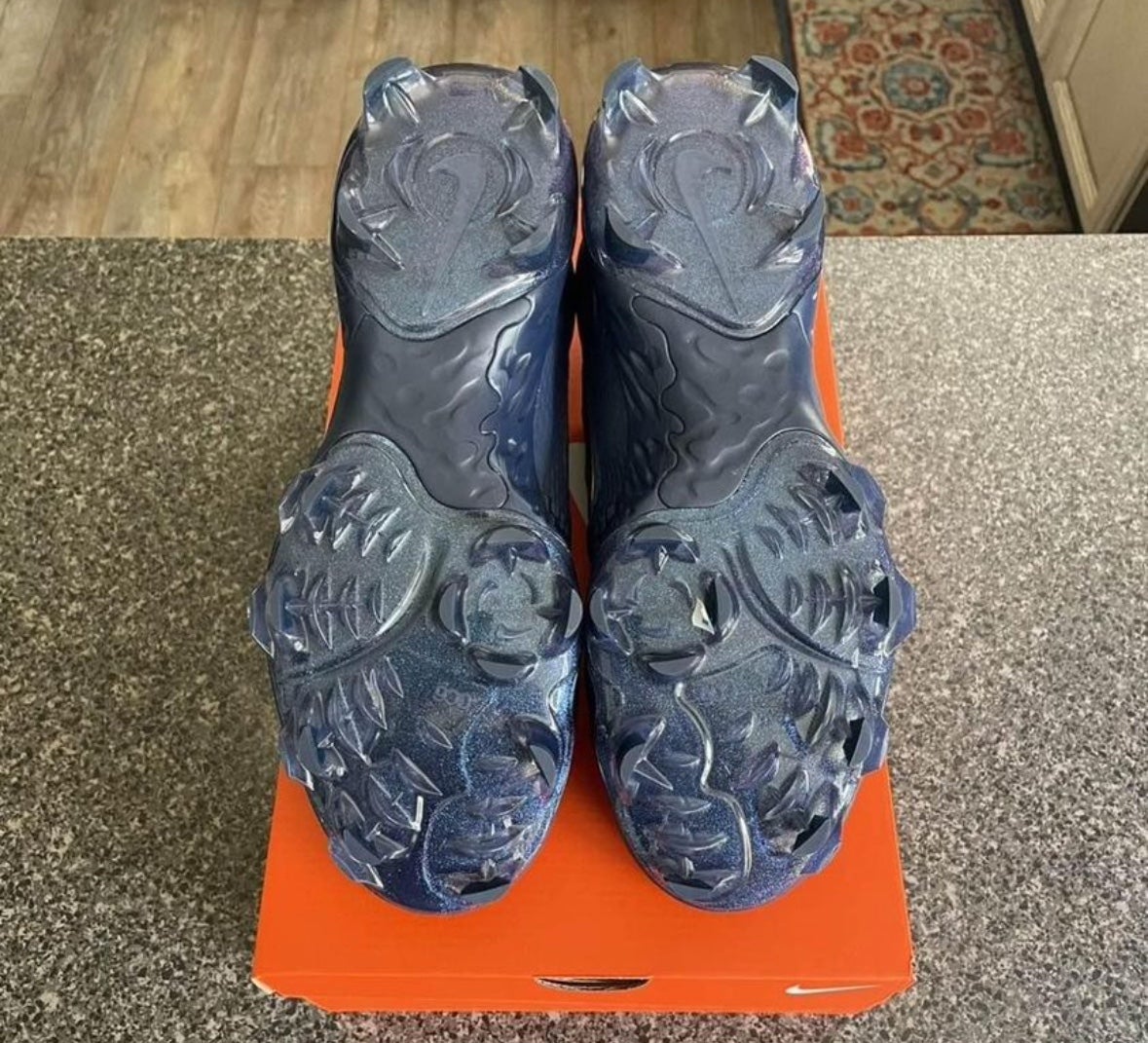 Nike Alpha Huarache Elite 4 Jackie Robinson MCS Cleats Size  display picture 1