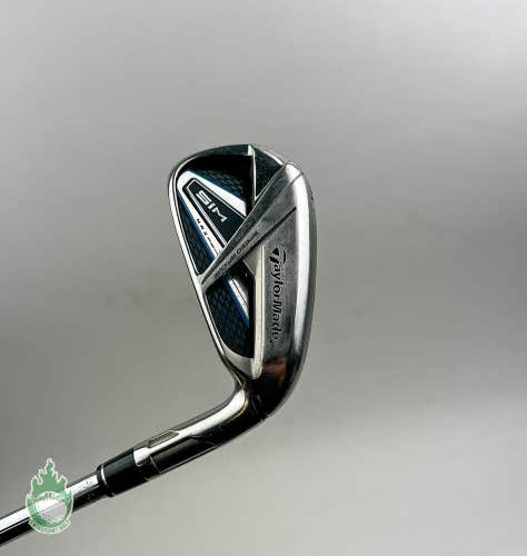 Used Right Handed TaylorMade Sim Max 6 Iron KBS 85g Stiff Steel Golf Club