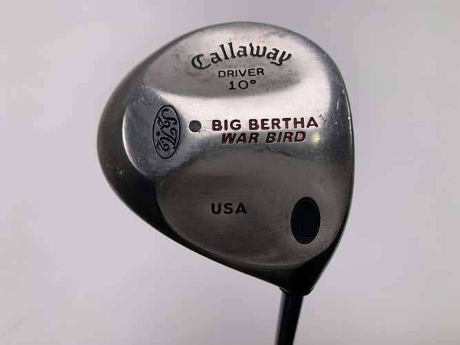 Callaway Big Bertha Warbird Driver 10* RCH 90 Firm Graphite Mens RH