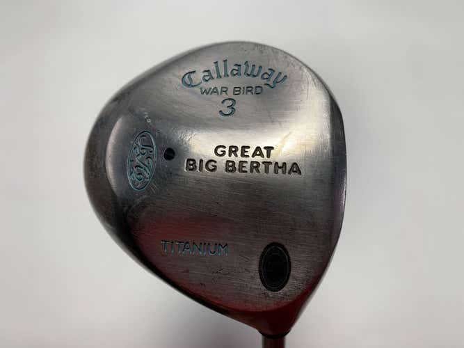 Callaway Big Bertha Warbird 3 Fairway Wood 15* Ladies Gems Ladies RH Undersize