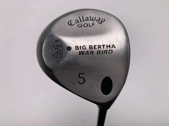 Callaway Big Bertha Warbird 5 Fairway Wood 18* RCH 96 Firm Graphite Mens RH