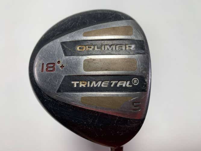 Orlimar Trimetal 5 Fairway Wood 18* 75g Regular Graphite Mens RH Oversize Grip