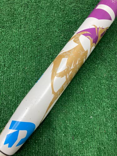 Gray Used 2017 DeMarini CF9 Bat (-10) Composite 22 oz 32"