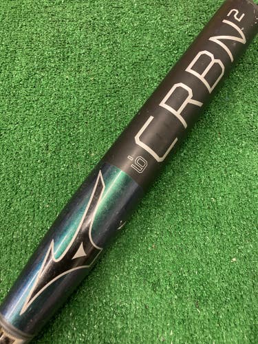 Used 2023 Mizuno CRBN2 Bat (-9) Composite 23 oz 32"