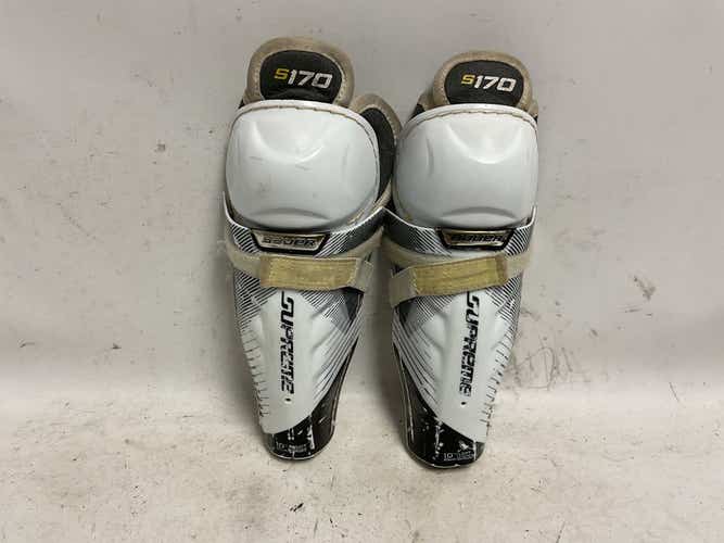 Used Bauer Supreme S170 10" Hockey Shin Guards