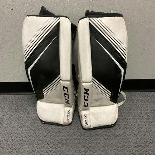 Used Ccm Yt Flex Ii 24" Goalie Leg Pads