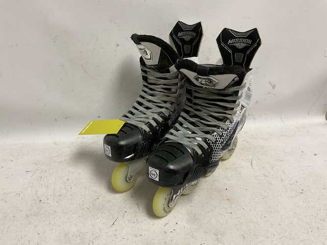 Used Mission Inhaler Fz-3 Senior 10.5 Roller Hockey Skates