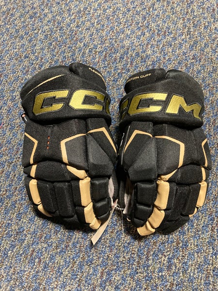Black Used Senior CCM As-v Gloves 14"