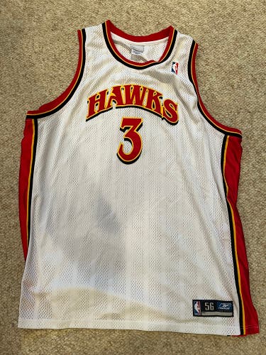 Vintage Shareef Abdur-Rahim Authentic Player Length Atlanta Hawks Jersey Size 56