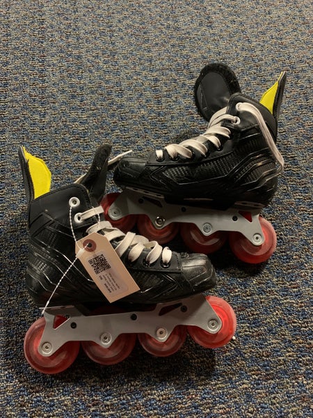 Used Junior Bauer RS Inline Skates Regular Width Size 1