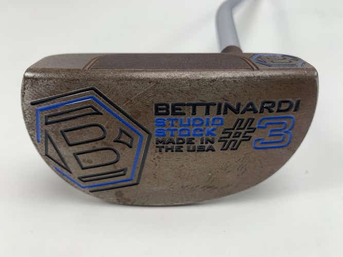 Bettinardi Studio Stock 3 Putter 33.5" Mens RH