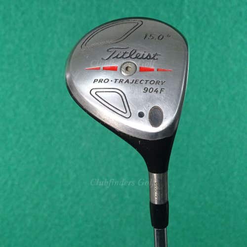 Titleist Pro Trajectory 904F Fairway 15° 3 Wood Dynamic Gold Steel Stiff *DENT*