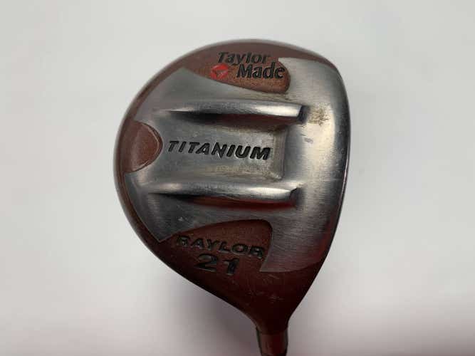 TaylorMade Titanium Raylor 7 Fairway Wood 21* Bubble R-80 Plus Regular RH