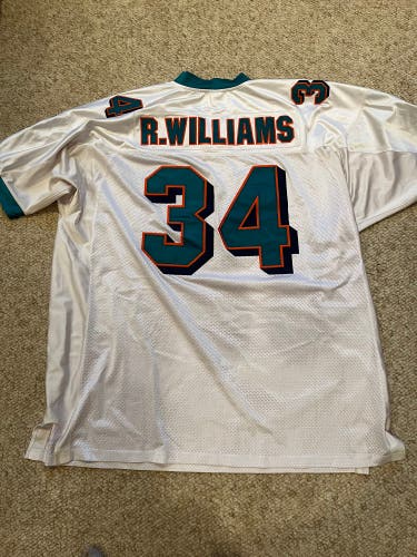 Vintage Ricky Williams Dolphins Jersey Size 60