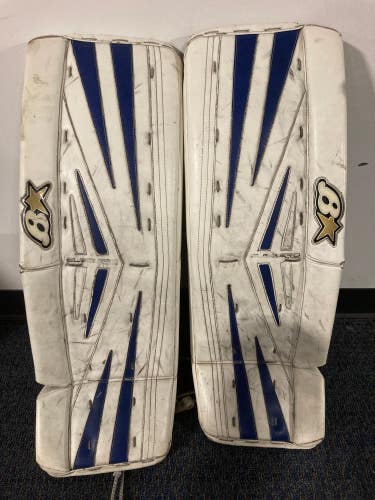 Blue Used 32" Senior Brian's Subzero 6.0 Goalie Leg Pads