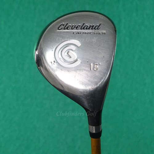 Cleveland Launcher Stainless Fairway 15° 3 Wood Launcher Gold 65g Graphite Stiff