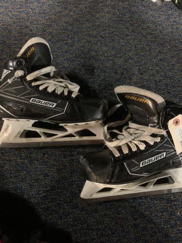 Used Intermediate Bauer Supreme S170 Hockey Goalie Skates Regular Width Size 5