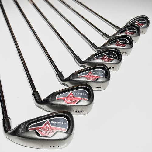 Callaway Big Bertha (2006) Iron Set 5-9, PW, SW Right Hand Uniflex Steel Shafts