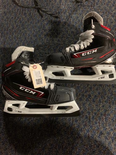 Used Senior CCM Jetspeed FT2 Hockey Goalie Skates Regular Width 7