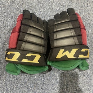 Used Arizona Coyotes CCM 13" HG97 Gloves
