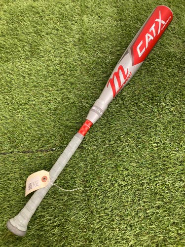 Used Kid Pitch (9YO-13YO) 2023 Marucci CAT X Composite Bat USSSA Certified (-10) Composite 19 oz 29"