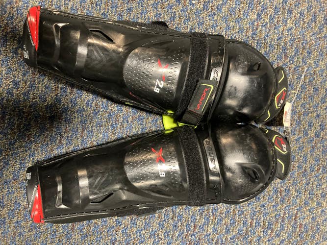 Used Junior Bauer Vapor X2.9 Shin Pads 12"