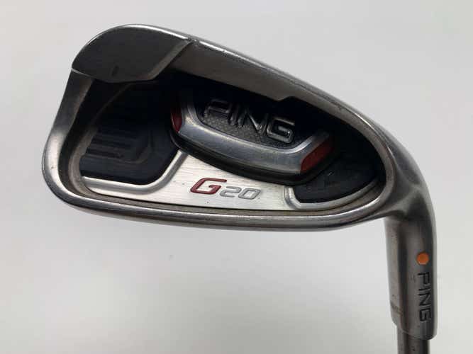 Ping G20 Single 8 Iron Orange Dot 2* Flat TFC 169 I Regular Graphite Mens RH