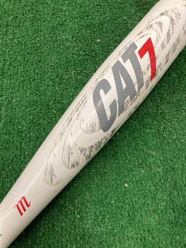 Used 2017 Marucci CAT7 Bat USSSA Certified (-10) Alloy 19 oz 29"