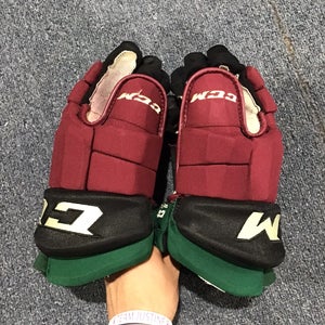 Used Arizona Coyotes CCM 14" Pro Stock HGTKPP Gloves