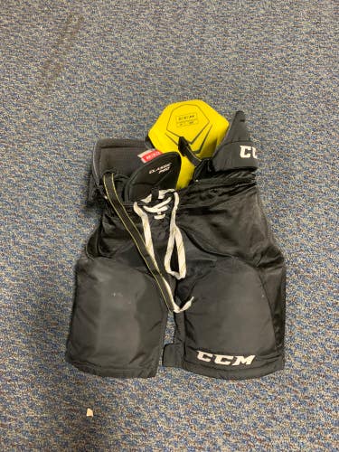 Black Used Junior XL CCM Tacks Classic Pro Hockey Pants