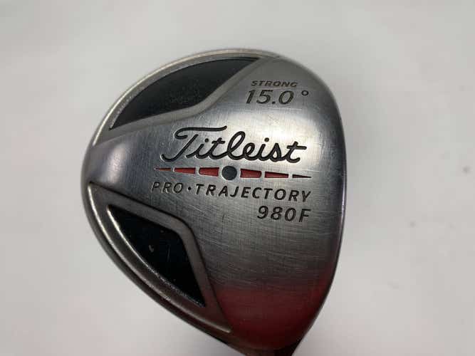 Titleist 980 F 3 Fairway Wood 15* 4375 Stiff Graphite Mens RH