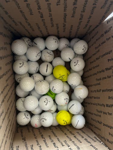 Used Callaway 50 Pack Balls