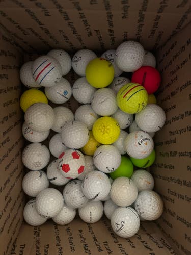 Used Callaway 50 Pack Balls