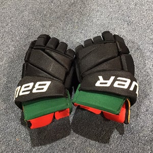 Used Arizona Coyotes Bauer 14" Vapor Hyperlite Gloves