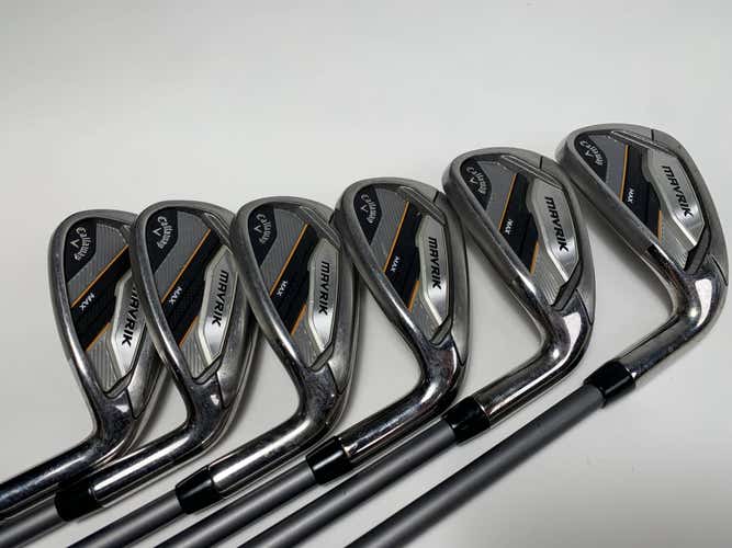 Callaway Mavrik Max Iron Set 6-PW+AW Project X Catalyst 5.5 Regular Graphite RH